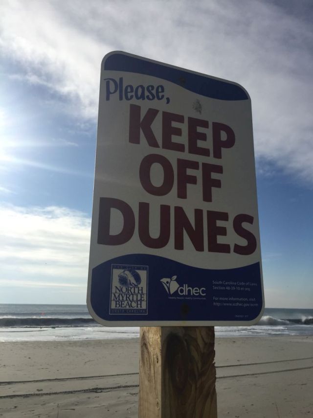 Beach Sign